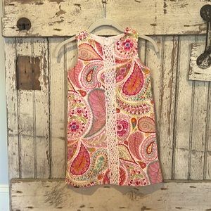 Girls Pink Paisley Shift